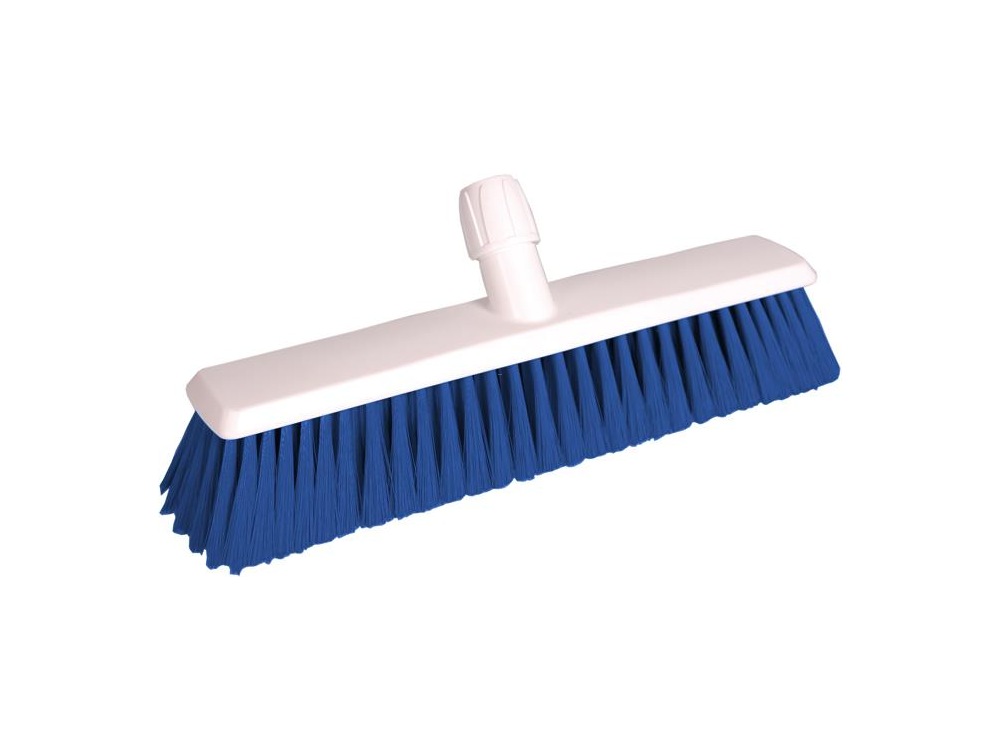 Balai hygiène doux 40 cm bleu
