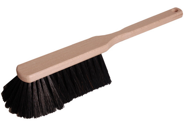 Balai à main en bois brut 32 cm