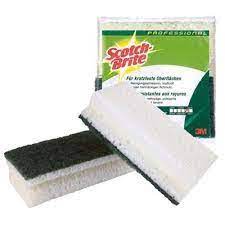 Eponge blanche pad vert 3M