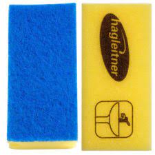 [700221] Éponge jaune pad bleu