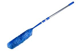 Plumeau téléscopique Profi bleu