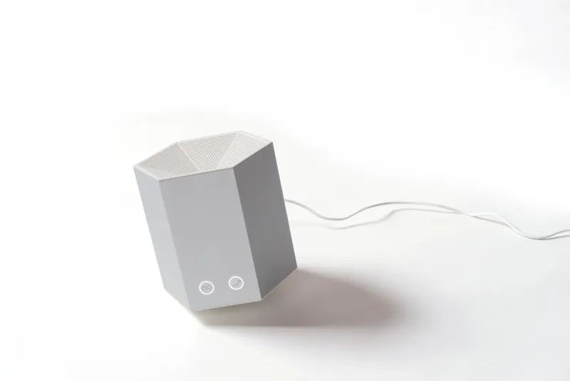 Purificateur d'air Shield compact blanc crème