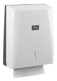 [200120] Distributeur papier mains ABS blanc