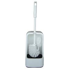 [210002] Garniture WC blanc avec nettoie-rebord