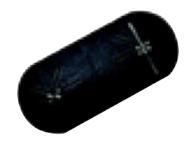 Clip oval pour support gaze à jeter