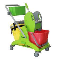 [400005] Seau 25 litres sur chariot avec presse